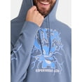 thumbnail image 4 of Disney Stitch Men's and Big Men's Graphic Hoodie Sweatshirt, Sizes XS-3XL, 4 of 5