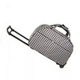 thumbnail image 4 of Rolling Duffle Bag with Wheels, 24" Trolley Travel Bag, Carry On Luggage Travel Suitcase, Overnight Weekender Bag for Unisex Adult, 4 of 6