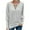 Gray, variant on Blouses for Women Casual V Neck Lantern Sleeve Pullover Solid Tunic, Casual Flowy Elegant Blouse, Soft Lightweight Shirt with Puff Sleeve T-Shirts for Women