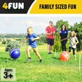 WICKET KICK Giant Kick Ball Croquet Outdoor Games Great Family