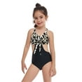 thumbnail image 1 of TRKIYQC Traje de baño de una Pieza para Madre e Hija, Traje de baño de Bikini con Cintura Cortada de Hoja/Leopardo a Juego Familiar Traje de baño TRKIYQC  Moda，ocio, 1 of 7