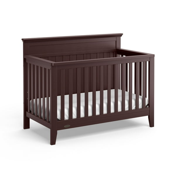 Graco Georgia 4 In 1 Convertible Crib Espresso Walmart Com