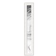 thumbnail image 2 of ArtToFrames 5" x 50" Majestic White Picture Frame, 5x50 inch Silver Wood Poster Frame (WOM-5198),  Pack, 2 of 7