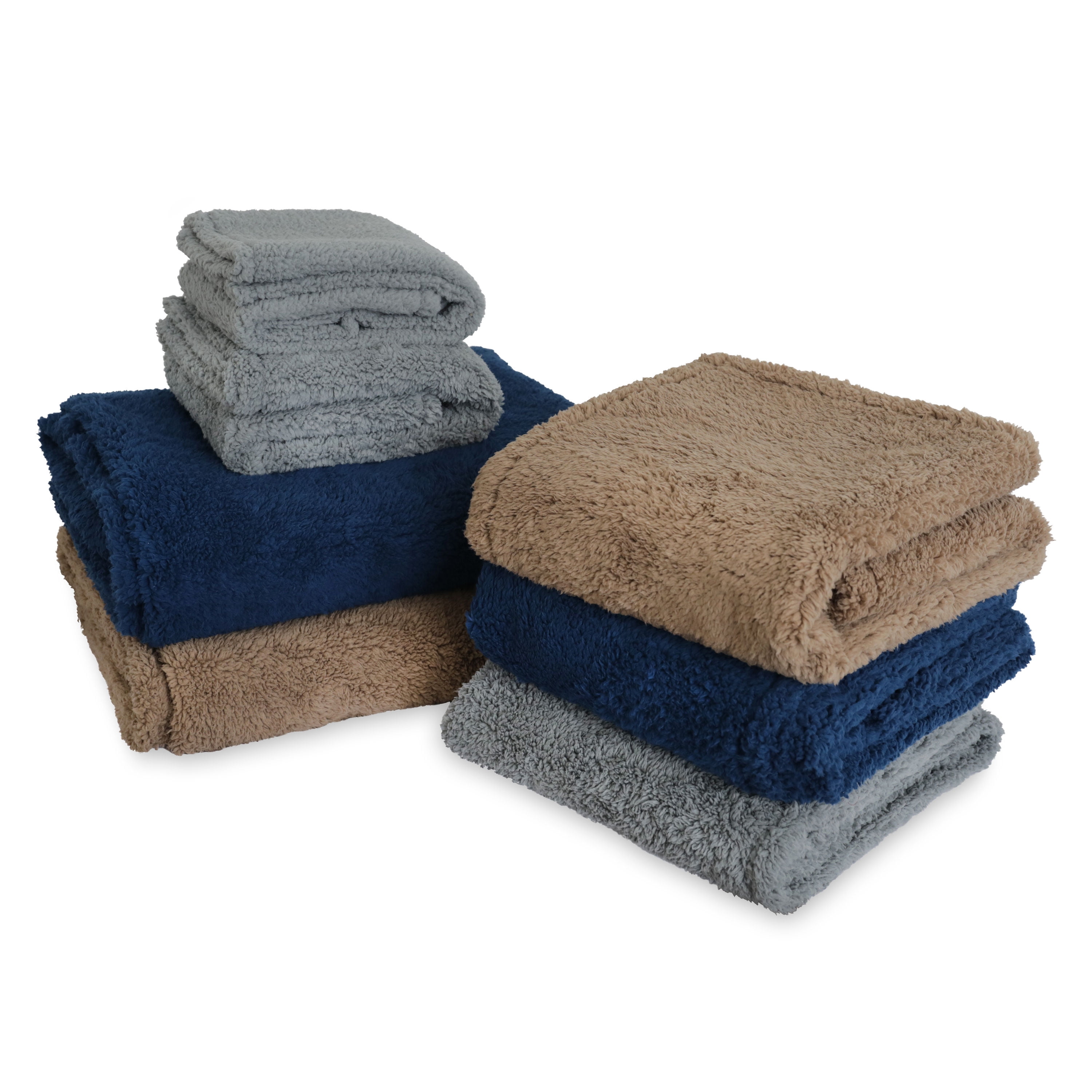 rocket & rex Extra Large Waterproof Dog Blanket, Brown, Washable Waterproof Pet Blanket Protects Beds, Couches & Other Furniture, Premium Fleece Fabric with Reversible Faux Suede, 56" x 73"