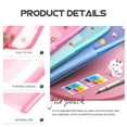 thumbnail image 6 of LOLIPPYY Waterproof Pink Multi Layer File Folder Portable Document Storage Pouch, 6 of 10