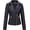 Black Biker Coat, variant on Faux Leather Short Jacket, Women Spring Fall Clothes Trendy Retro Frosted Moto Biker Casual Coat