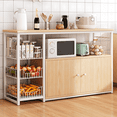 thumbnail image 1 of Mueble Organizador Cocina Estante Microondas Despensa Horno Marrón Claro, 1 of 7