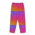 thumbnail image 5 of Sigee Holiday Shiny Print Women's Soft Pajama Pants - Breathable and Comfortable Lounge Sleep Bottoms with Elastic Waistband and Pockets-XX-Large, 5 of 9