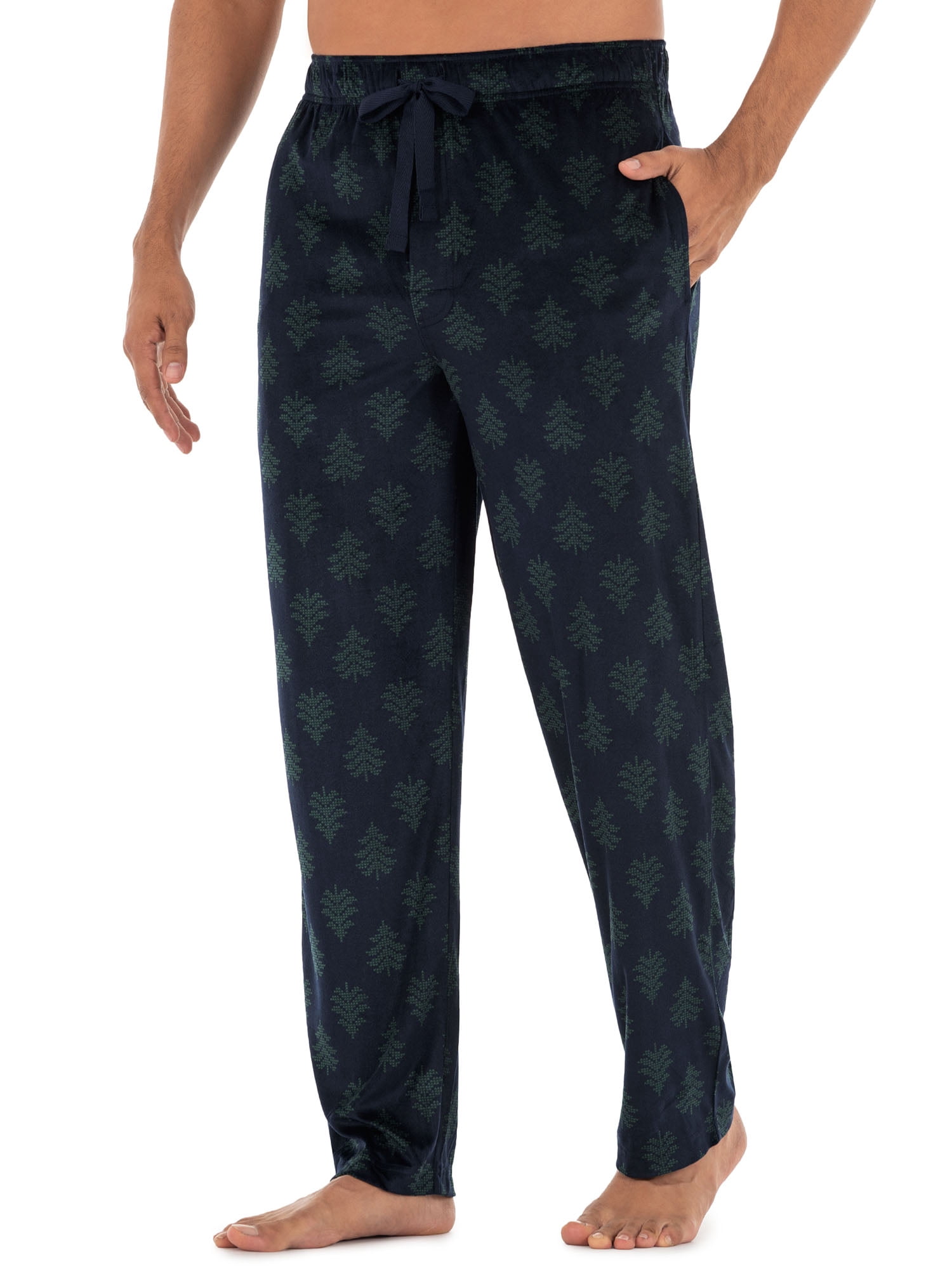 George Men's Fleece Plaid Sleep Pants