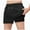 Black, variant on Mwjwdo Kids Swim Shorts with Compression Liner Girls Boys Quick Dry Elastic Waist Trunks Bathing Suit Swimsuit Board Shorts Purple 4 Years