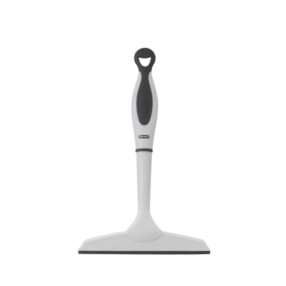 Superio Rubber Squeegee, Streak Free All Purpose Window Squeegee, Comfort Grip Handle and Hanging Hook (Grey, 6 Inch)