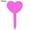 Pink, variant on Visland 100pcs Garden Plant Labels Waterproof Plastic Plant Nursery Markers Heart-Shaped Plant Name Sign Tag Outdoor Indoor Stakes Stick for Seed Potted Herbs Flowers Vegetables Flowers