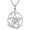 June, variant on Pentagram Daisy Necklace for Women 925 Sterling Silver Birthstone Pentacle Pendant Necklace Pentacle Jewelry Birthday Gifts
