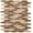 Excitement, variant on SAMPLE-Rhapsody Energy Brown 3-in. Novelty Polished Glass Mosaic Wall and Floor Tile