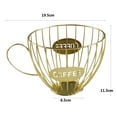 thumbnail image 2 of Bouanq Cup Holder Mug Shape Coffee Pod Holders Storage Organizer for Counter Coffee Bar on Clearance, 2 of 4