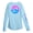 Light Blue, variant on SCALES Tide Dye Flyer Womens Performance Shirt Light Pink, XLarge Long Sleeve Shirt