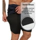 thumbnail image 3 of Pantalones cortos de entrenamiento Kinglaman 2 en 1 con forro para hombre, talla XXXL, 3 of 7