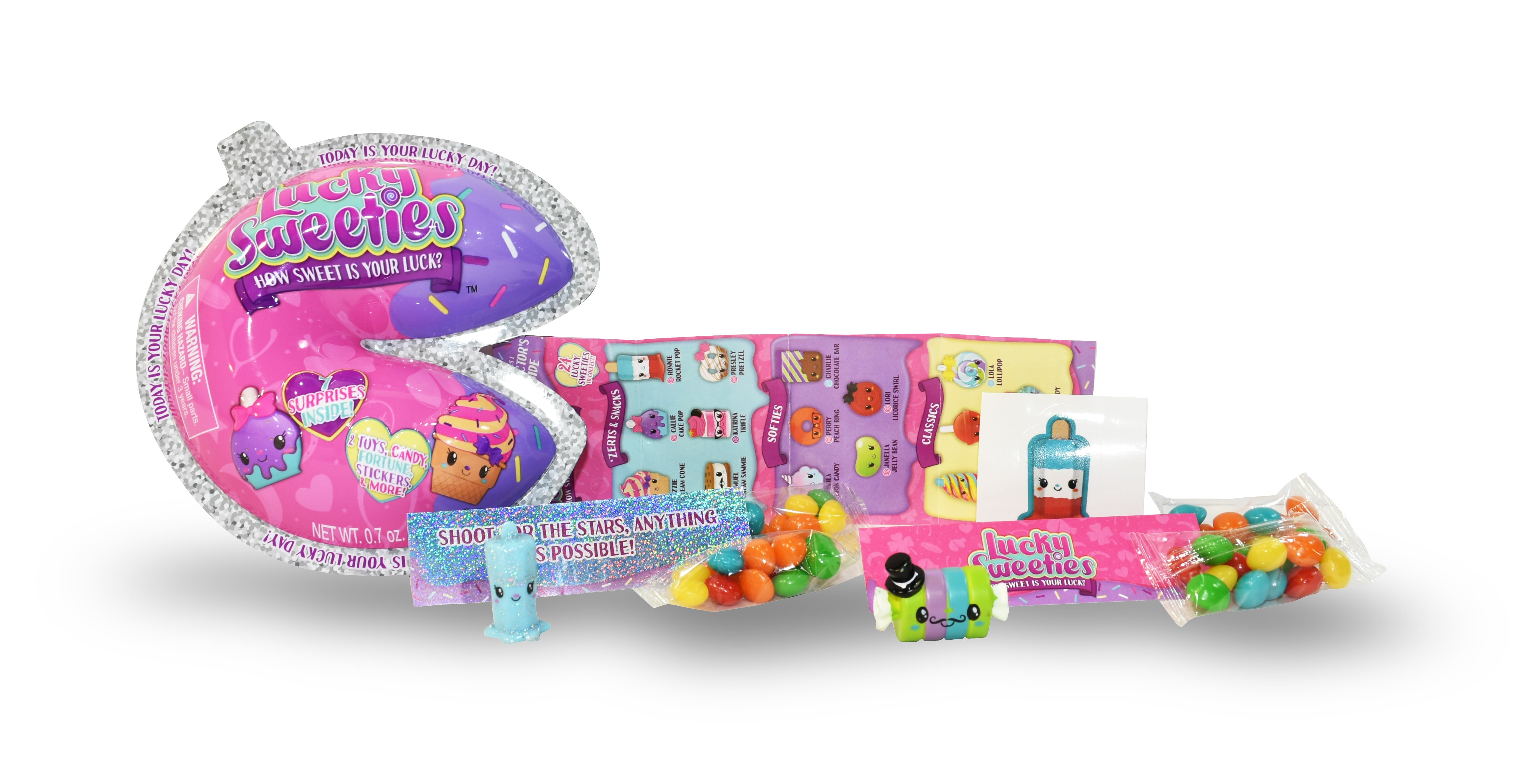 Lucky Sweeties Fortune Cookie: Surprise Toys, Candy & Fortunes!