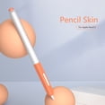 thumbnail image 3 of Para Apple Pencil 2 Funda protectora de silicona Funda antideslizante (naranja) Hugtrwg Nuevos Originales, 3 of 6