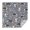 Border Collie Dog, variant on Chihuahua and Flower Florals Square Tablecloth,Waterproof Square Table Cover,Wipeable Spillproof Washable Table Cover for Home Kitchen Party Decor 42"X42"(107x107cm)