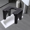 thumbnail image 2 of facefd Squatting Toilet Stool Chair Non Slip Thick Widen Panel Mobile for Toilet, 2 of 5