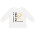 thumbnail image 3 of Inktastic Childhood Cancer Awareness- Fight, care, cure Boys or Girls Long Sleeve Toddler T-Shirt, 3 of 5