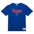 thumbnail image 2 of Men's Mitchell & Ness Royal Denver Nuggets Hardwood Classics Felt Applique Slub T-Shirt, 2 of 6