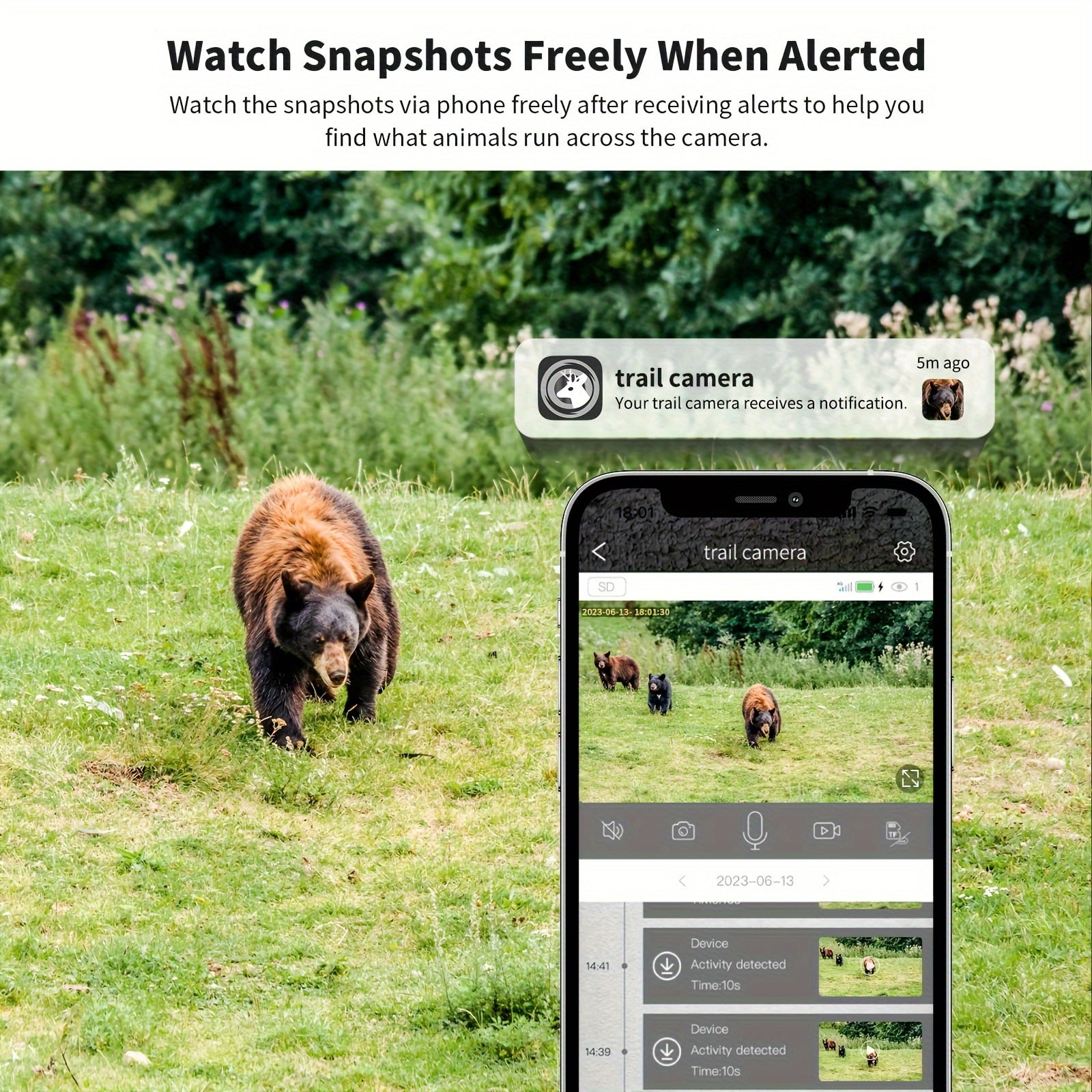 4G LTE Cellular Trail Camera: 4K Live View, Solar Powered, 0.2s Trigger, Night Vision, Remote Phone Access