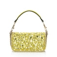 thumbnail image 3 of Pre-Owned Valentino Lambskin Crystal Embellished Vlogo Loco Small Shoulder Bag, 3 of 10