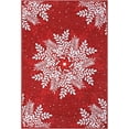 thumbnail image 2 of Runner Rug 2x3 Christmas Hallway Carpet Snowflake Washable Bedroom Carpet Xmas Holiday Decor Non Slip Kitchen Mat Indoor Decorative Throw Rug Dining Room Laundry Room Living Room, 2 of 9
