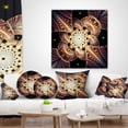 thumbnail image 4 of Designart 16" x 16" Contemporary, Modern Black Polyester Throw Pillow, 4 of 5