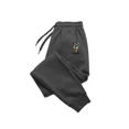 thumbnail image 5 of Pantalones deportivos con estampado para hombre, pantalones de entrenamiento informales, ropa deportiva, pantalones de gimnasio para hombre, fitness, doble capa, novedad para verano y otoño, 5 of 5