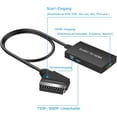 thumbnail image 3 of Scart to HDMI Adapter, Scart to HDMI Video Audio Converter HD, HDMI Scart Adapter 1080P with HDMI Cable, Scart to HDMI Adapter for TV STB VHS Xbox PS3 HDTV Sky DVD Blu-ray etc, 3 of 7