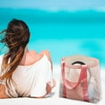 thumbnail image 6 of Mesh Beach Tote Bag, Large Capacity for Women with Pockets, Durable Nylon for Pool Travel Shopping Picnic, 6 of 9