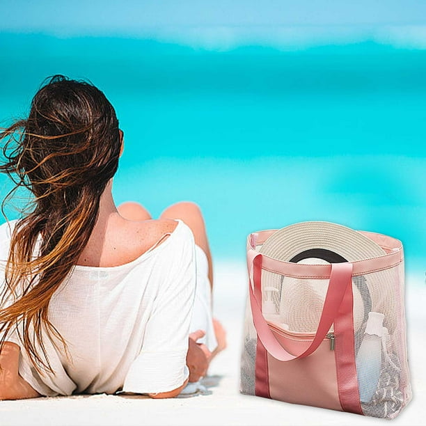 Mesh beach bag clearance walmart