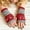 Fingerless Gloves for Women - Red, variant on Cute Fingerless Gloves for Women Knit Cat Gloves Warm Winter Mittens Open Finger Glove for Typing In Cold Office