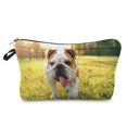 thumbnail image 1 of Bolsa de maquillaje de gran capacidad para mujer, neceser personalizable con estampado de perro, estuche de lápices para estudiantes qiuyongming unisex, 1 of 2