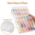 thumbnail image 4 of Lifewit 4 pack Bead Organizer, 36 Compartments Storage Box, Bead Storage Containers with Adjustable Dividers, 4 of 9