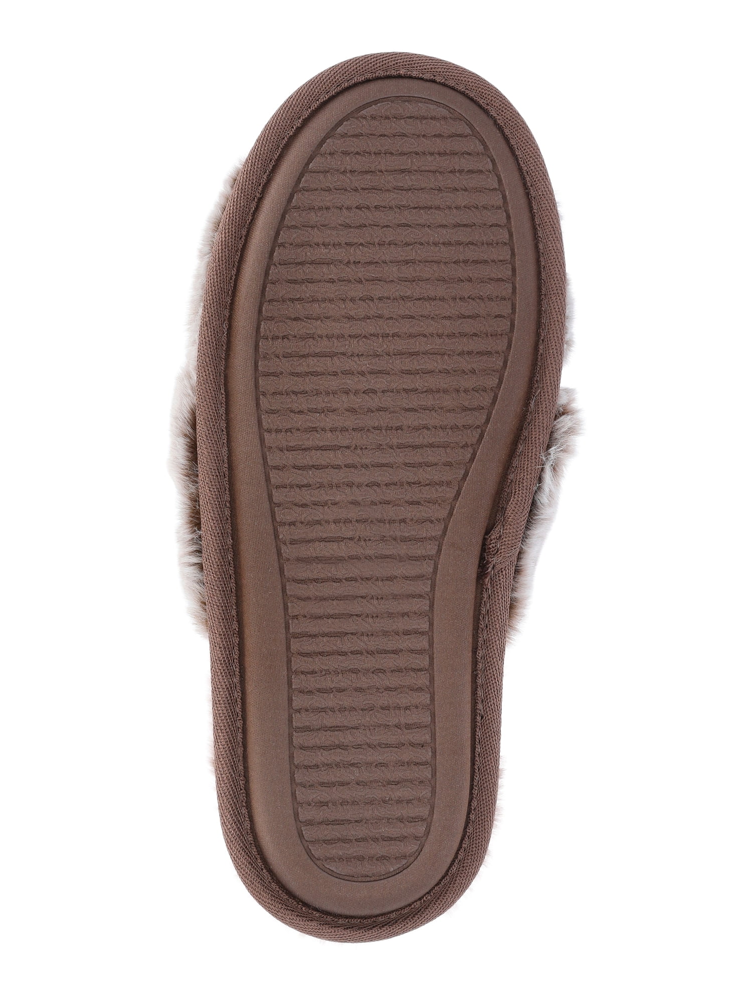Joyspun Women's Faux Fur X-Band Slippers