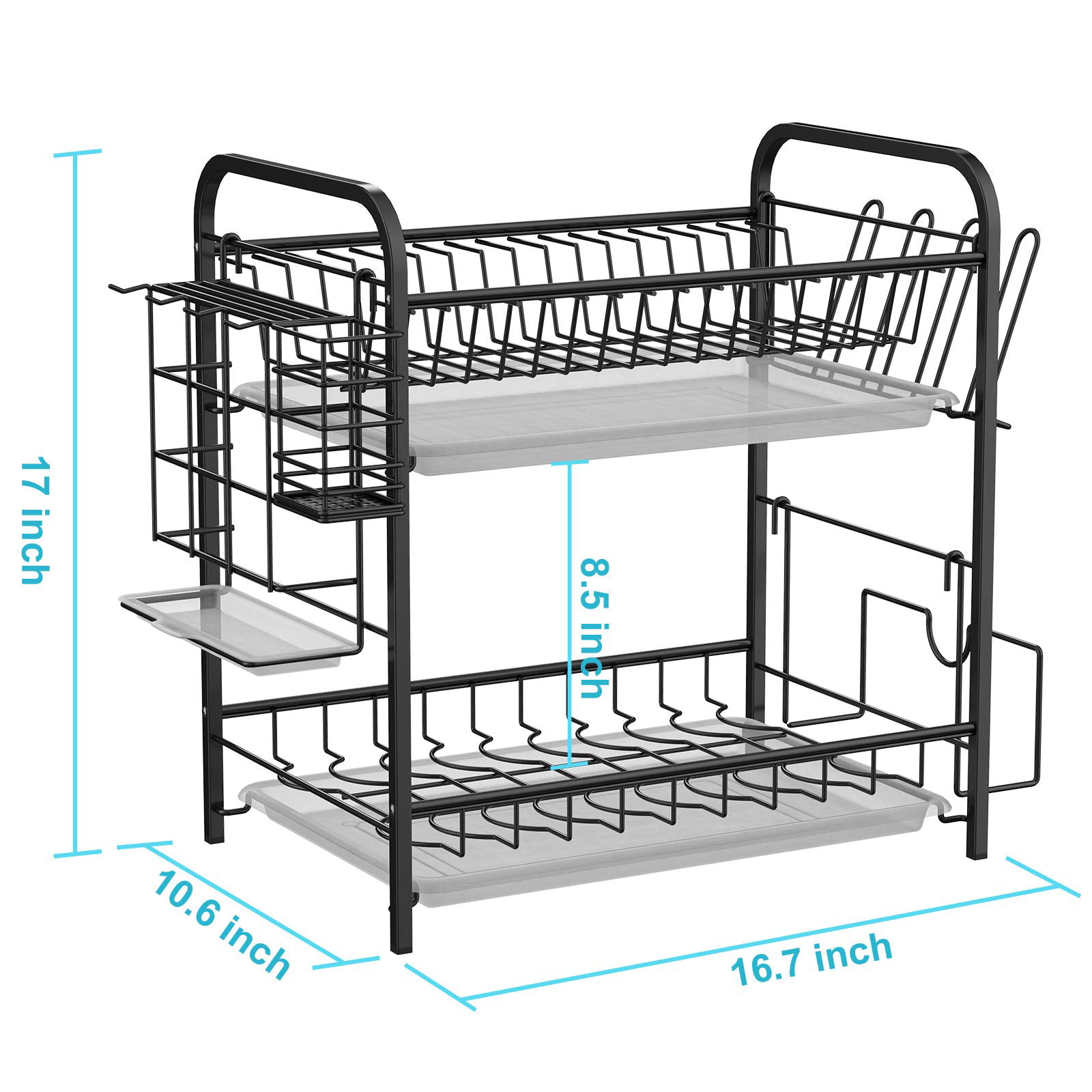 DuoRack - The Chic 2-Tier Dish Drying Rack – Belanin Home