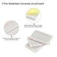 thumbnail image 2 of Unique Bargains Breadboards 400 Point Solderless Breadboards for DIY Electronics kit  3 packs, 2 of 5