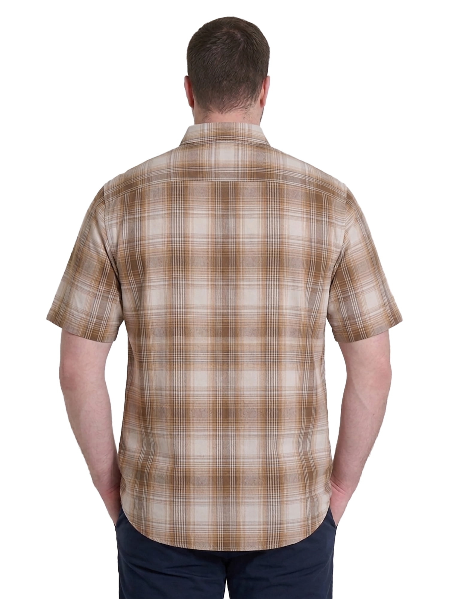 Wrangler Men's Big and Tall Plaid Shirts ,Big size up to 6XL and Tall size up to 5XT