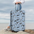 thumbnail image 4 of Uemuo Dolphins Printed Washable Luggage Cover - Fashion Suitcase Protector Fits 18-32 Inch Luggage -Large, 4 of 9