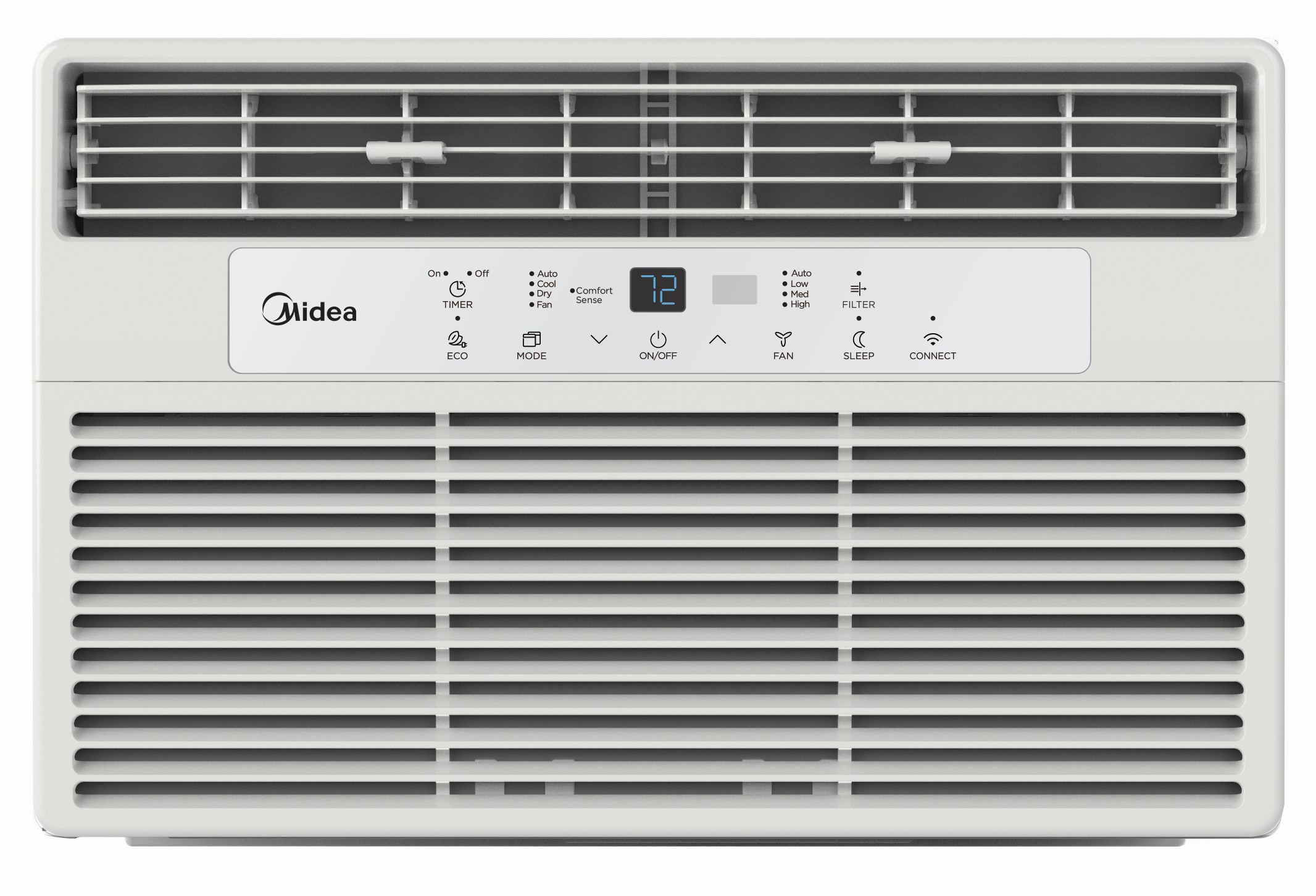 Midea 8,000 BTU 115V Smart Window Air Conditioner with Comfort Sense Remote, Covers up to 350 Sq. ft., White, MAW08S1WWT - image 3 of 22