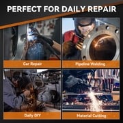ARCCAPTAIN 250A MIG Welder, Multi-Process Welding Machine with Gas MIG, Flux Core, Stick, Lift TIG, Spool Gun & Spot, Professional Aluminum Welding