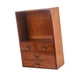 thumbnail image 5 of Organizador de Escritorio Vintage, Armario de Almacenamiento, Decorativo, Retro Rústico con Cajón, Caja de Almacenamiento de Escritorio de Madera para, 5 of 9