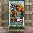 thumbnail image 6 of Travelwant Vintage Pumpkin Truck Wreath, 30cm x 24cm, Multicolor Acrylic Fall Decor, 6 of 7