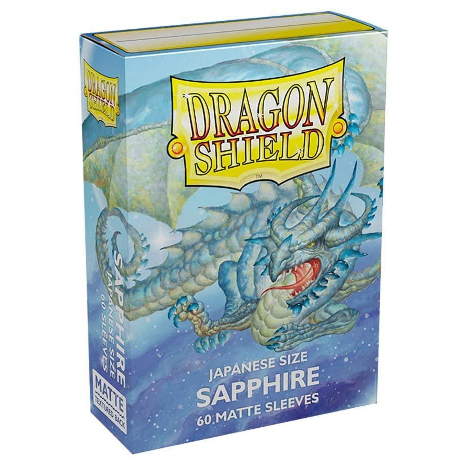 10 Packs Dragon Shield Matte Mini Japanese Sapphire 60 ct Card Sleeves Display Case