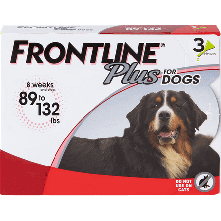 Frontline Plus Flea & Tick Killer, For XL Dogs, 3-Doses 1 Pack