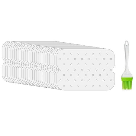 

BOINN Air Fryer Parchment Paper Liners for Ninja Foodi XL Smart FG551 6-In-1 Indoor Grill Accessories with Oil Brush